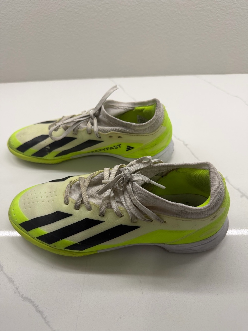 Adidas Crazyfast.3 indoor soccer shoes.